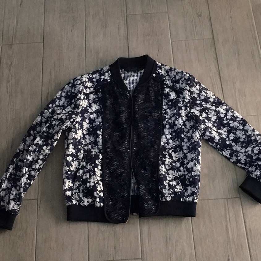 Olive Des Olive Sheer Bomber